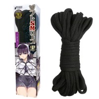 日本Tama Toys＊ソフトSMロープ 黒 20m