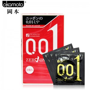 日本岡本okamoto 0.01 3個入